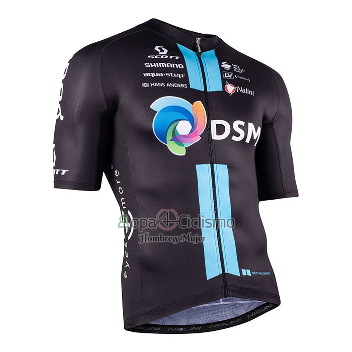 Dsm Ropa Ciclismo Culotte Corto 2022 Mangas Cortas Negro
